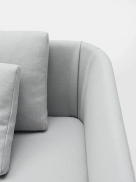 KIMONO - Corner fabric sofa with removable cover by Paola Lenti - view 3